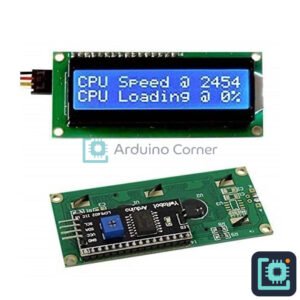 16x2 LCD Display with I2C Interface (1602 + PCF8574)