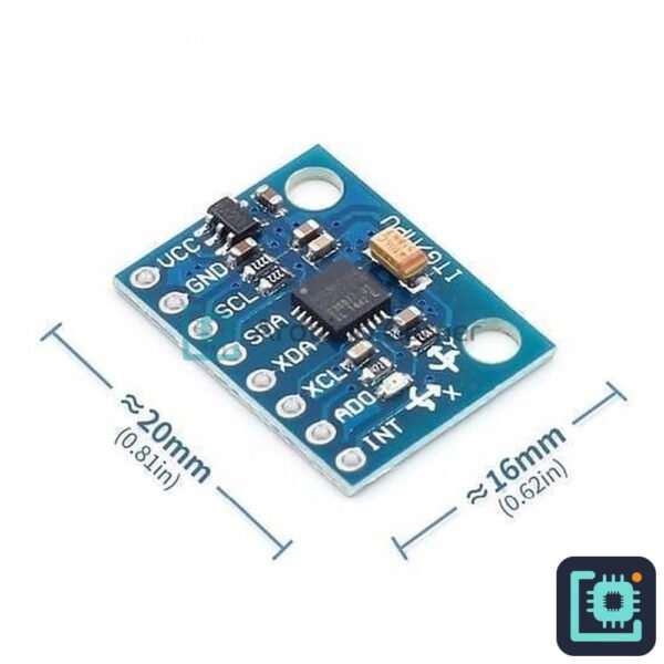 MPU6050 3-Axis Accelerometer + Gyroscope Module (GY-521)