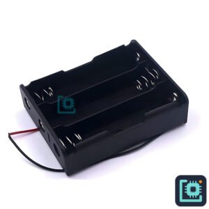 18650 Battery Holder (3-Cell) with Leads