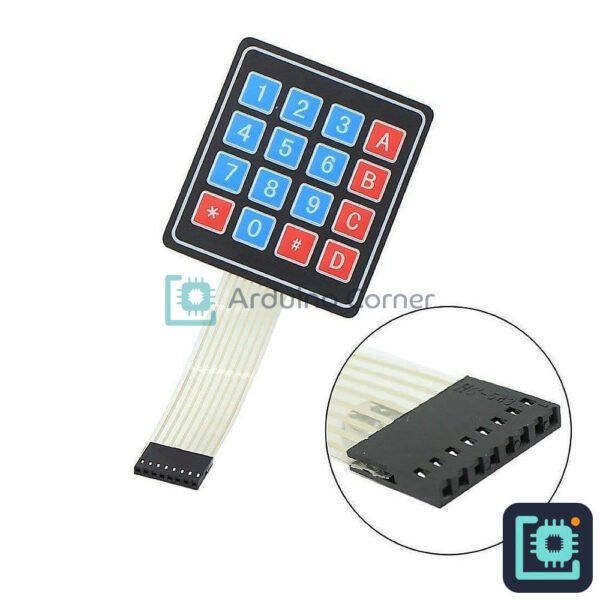 4×4 Matrix Membrane Keypad 4×4 Matrix Membrane Keypad