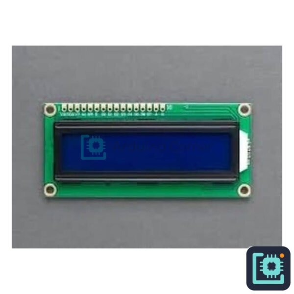 16x2 Blue LCD Display Module (1602, HD44780)