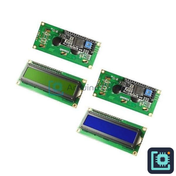 16x2 LCD Display with I2C Interface (1602 + PCF8574)