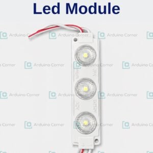 SMD 3030 LED module, 3 LED, 12V waterproof, RGB