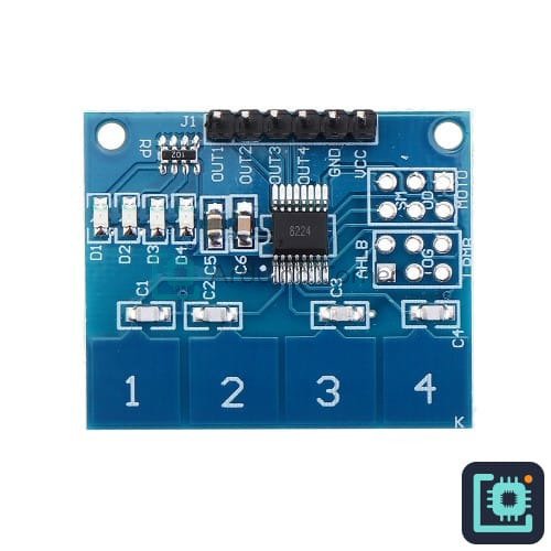 TTP224 4 Key Capacitive Touch Keypad