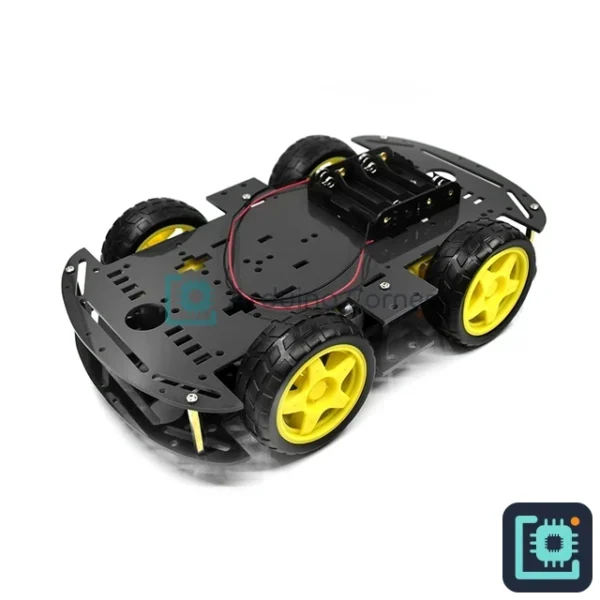 4WD Smart Robot Car Chassis Kit (Double-Layer)