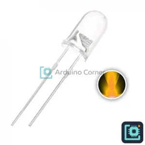 5mm Yellow LED (Clear, Pack of 10)