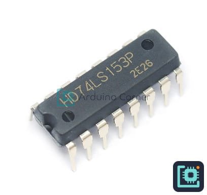 74LS153 Dual 4-to-1 Multiplexer IC (DIP-16)