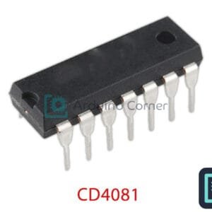 4081 Quad 2-Input AND Gate IC (CMOS, DIP-14)
