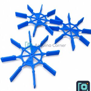 70mm Blue Paddle Water Wheel for Motor & Water Projects