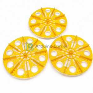 90mm Round Water Wheel (ABS, fits TT Gear Motor)
