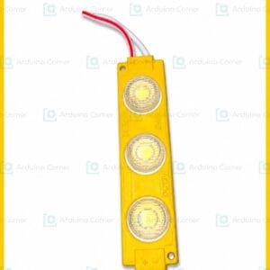 SMD 3030 LED Module — 3 LED, DC 12V, Waterproof (Warm White)
