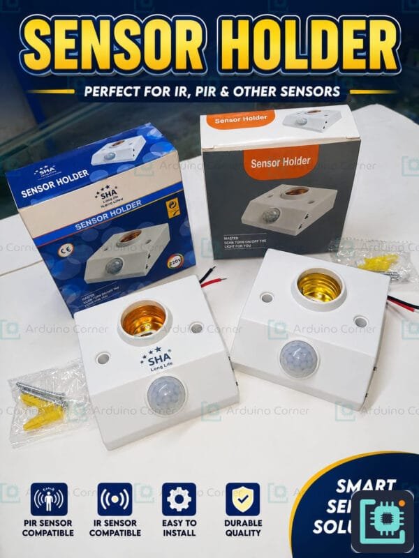 E27 Motion Sensor Bulb Holder Z04-Q Adjustable (220V) — Human Body Induction