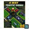 Arduino 4-way traffic signal project — automatic traffic light model on road diorama Arduino 4-way traffic signal project — automatic traffic light model on road diorama
