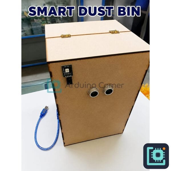 Arduino Smart Dustbin Project — Automatic Ultrasonic Sensor Bin (Touch-Free Lid)