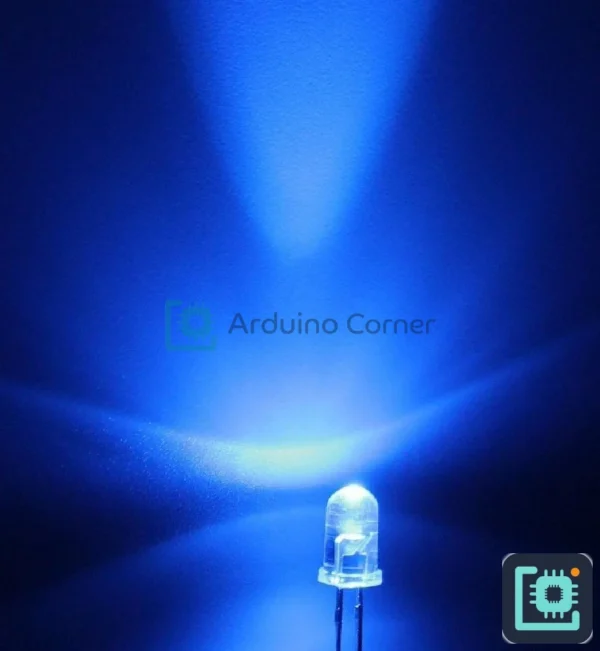 5mm Blue LED (Clear, Pack of 10)