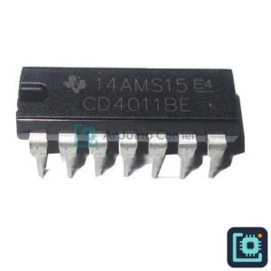 4011 Quad 2-Input NAND Gate IC (CMOS, DIP-14)