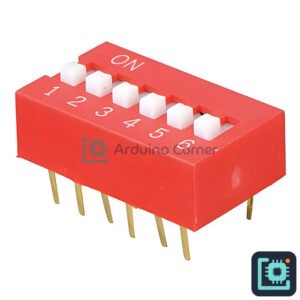 6-Way DIP Switch (SPST, PCB Mount)