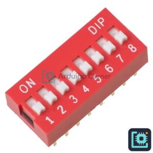 8-Way DIP Switch (SPST, PCB Mount)