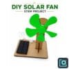DIY Solar Fan STEM Kit — Solar-Powered Fan (Runs on Sunlight, No Battery)