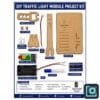 DIY Traffic Signal STEM Kit — Working Traffic Light with Countdown