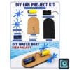 DIY Water Boat STEM Kit — Motorized Paddle Boat (Science Project)