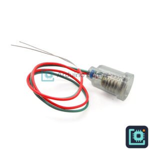 E10 Panel-Mount Bulb Holder with Wires (MES)