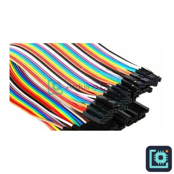 Female to Female Jumper Wires 20cm 40 Pin Hole To Hole Female to Female Jumper Wires 20cm 40 Pin Hole To Hole