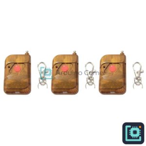 RF 433MHz 1-Button Remote (EV1527) — Set of 3