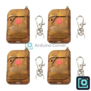 RF 433MHz 1-Button Remote (EV1527) — Set of 4