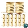 E10 Brass Screw Bulb Holder with Solder Tags (MES)