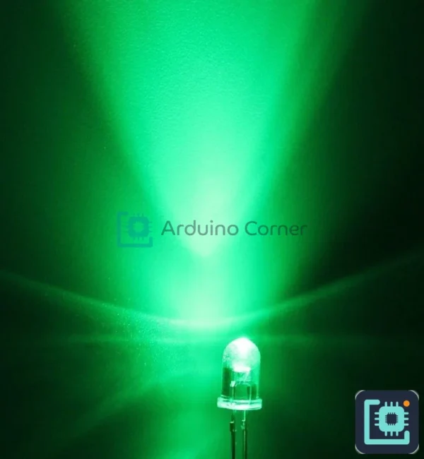 5mm Green LED (Clear, Pack of 10)