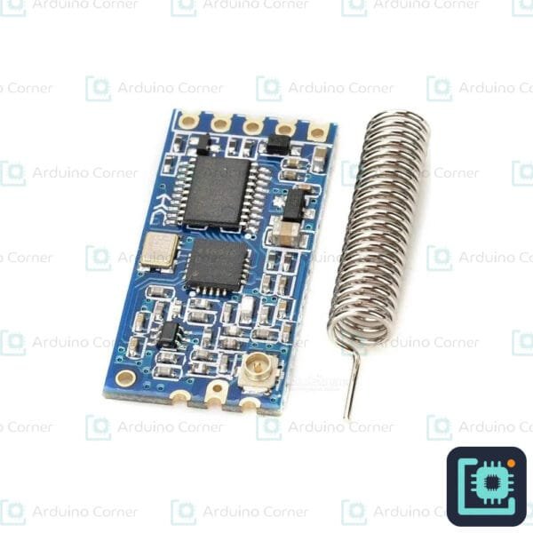 HC-12 433MHz long-range wireless serial transceiver module SI4463 with antenna