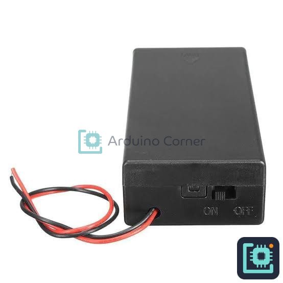 18650 Battery Holder (2-Cell) with ON/OFF Switch