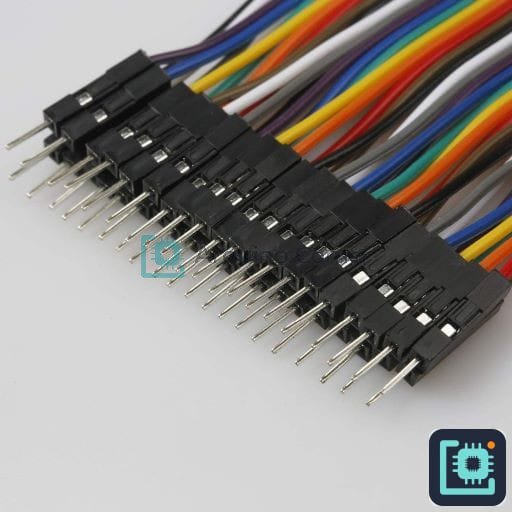 Jumper Wires Male-to-Female 20cm (40 pcs, Dupont)