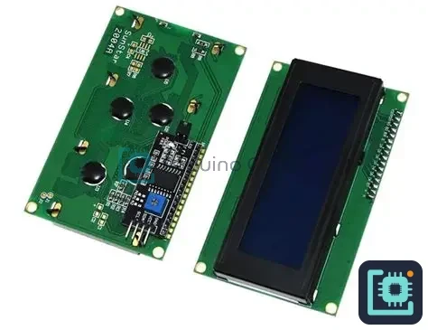 20×4 LCD Display with I2C Interface (2004 + PCF8574)