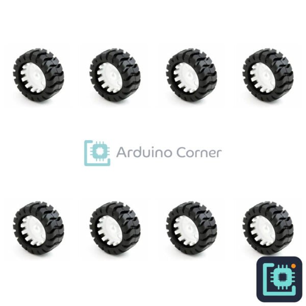 N20 Robot Wheel 43mm (Set of 8)