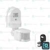 PIR Human Body Adjustable Motion Sensor (220V, Wall Mount)