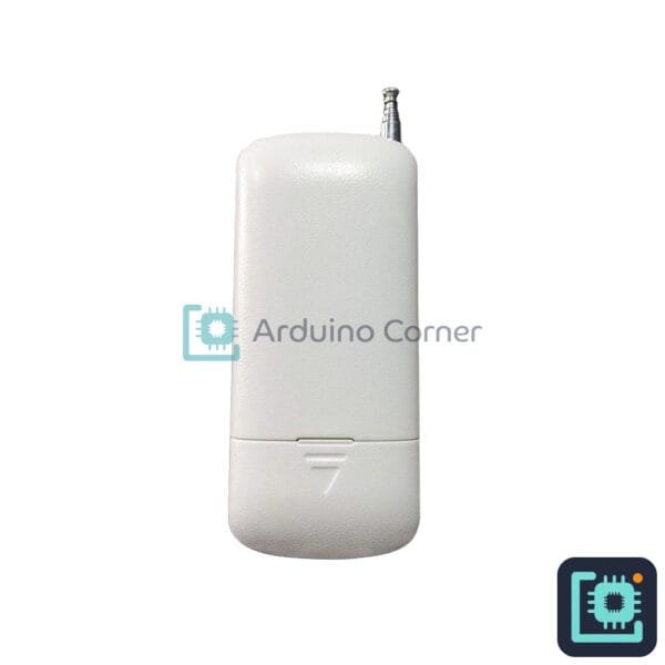 RF 433MHz 1-Button Long-Range Remote Control — Telescopic Antenna, up to 100m