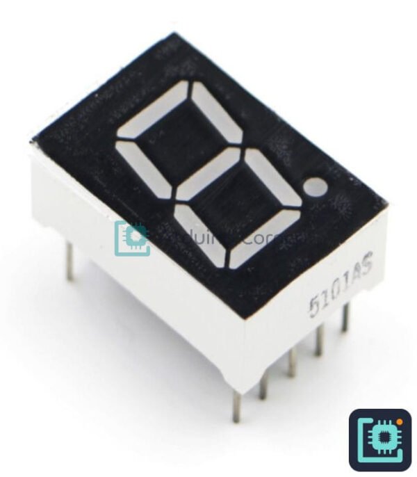 1-Digit 7-Segment Display (Common Cathode)