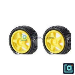 Robot Smart Car TT Gear Motor Wheels — Set of 2