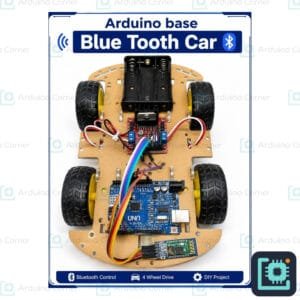 Arduino Bluetooth controlled 4WD robot car with HC-05 module and motor driver