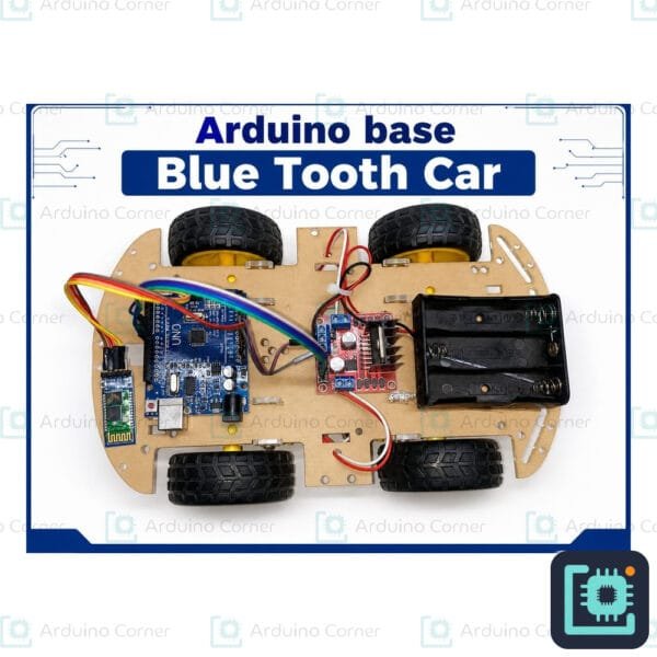 Arduino Bluetooth controlled 4WD robot car with HC-05 module and motor driver