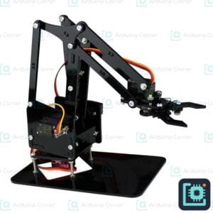 4DOF Robotic Arm Acrylic Chassis DIY Kit — Frame Only (Unassembled)